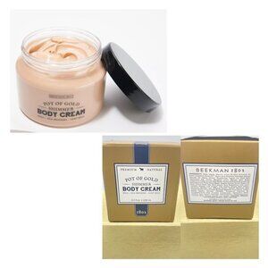 Beekman 1802 Pot Of Gold shimmer Body Cream 8 fL oz